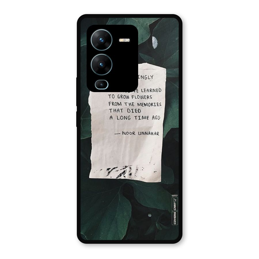 Memories Metal Back Case for Vivo V25 Pro