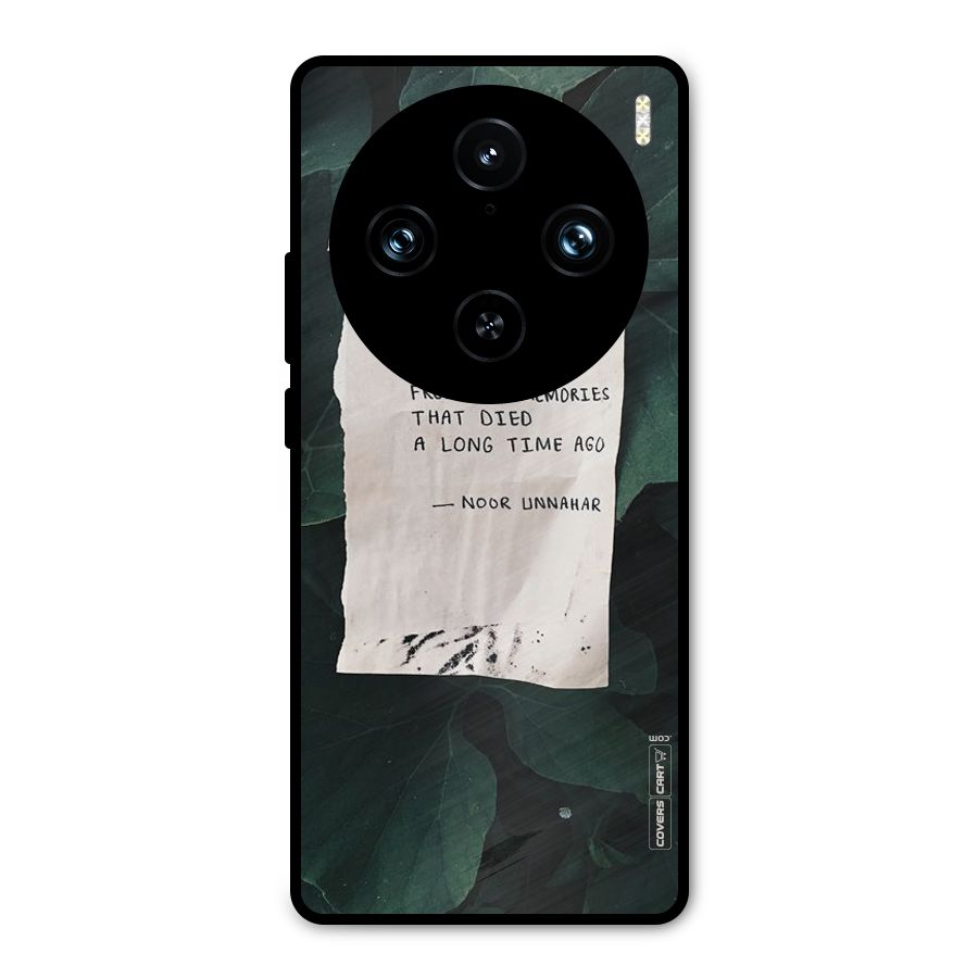 Memories Metal Back Case for Vivo X100 Pro