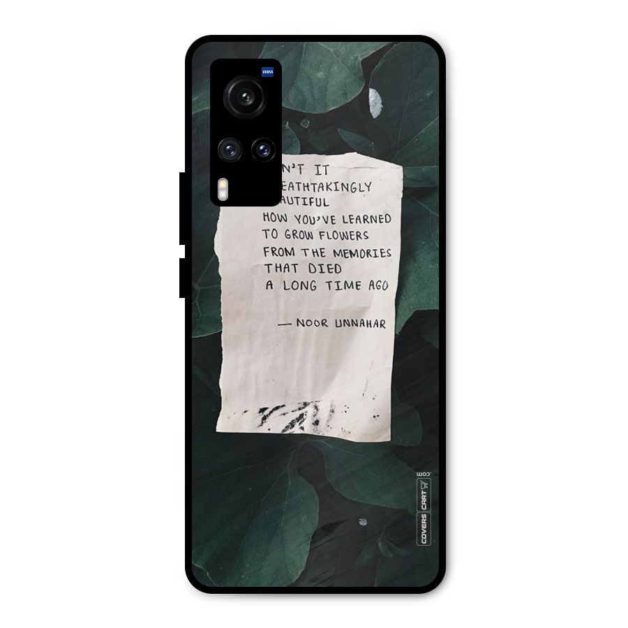 Memories Metal Back Case for Vivo X60