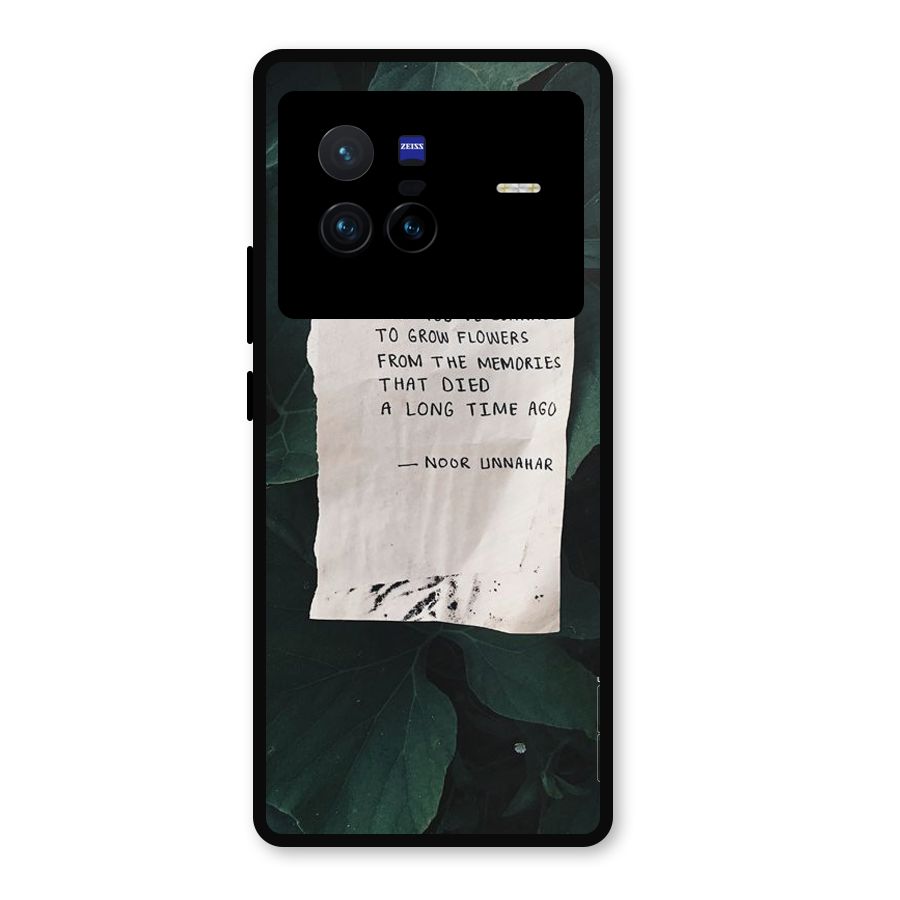 Memories Metal Back Case for Vivo X80