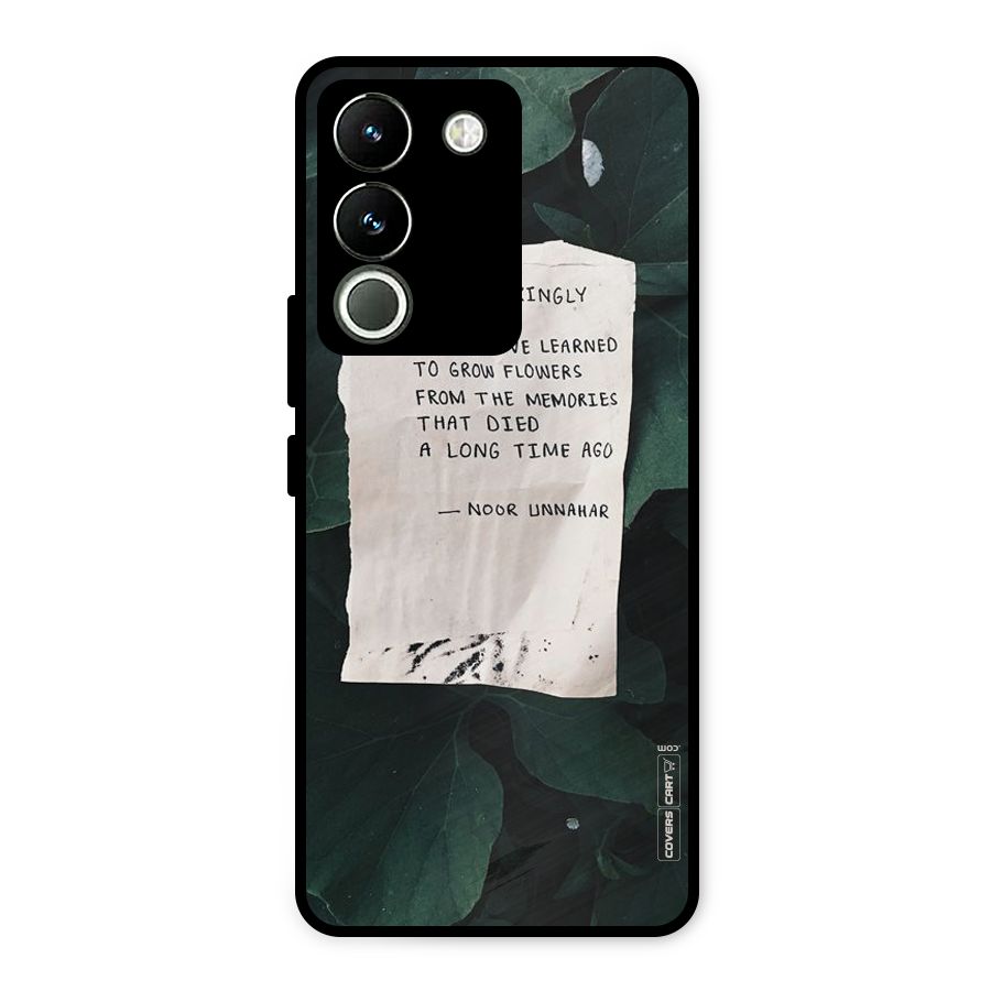 Memories Metal Back Case for Vivo Y200