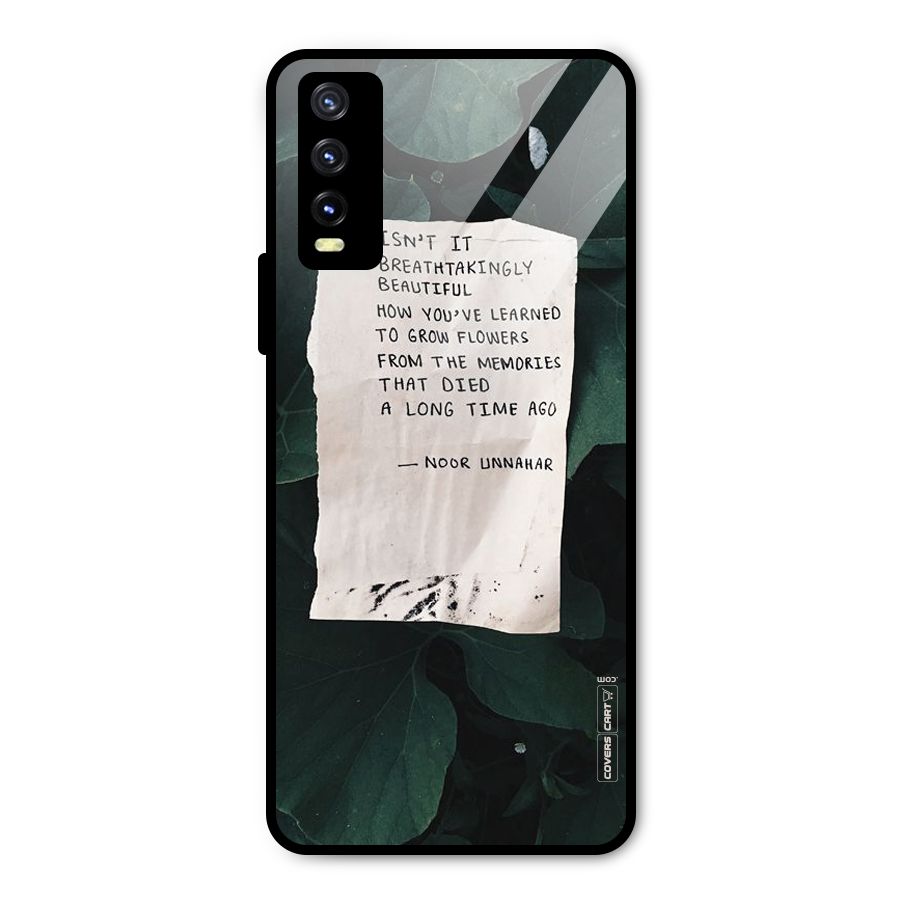 Memories Metal Back Case for Vivo Y20g