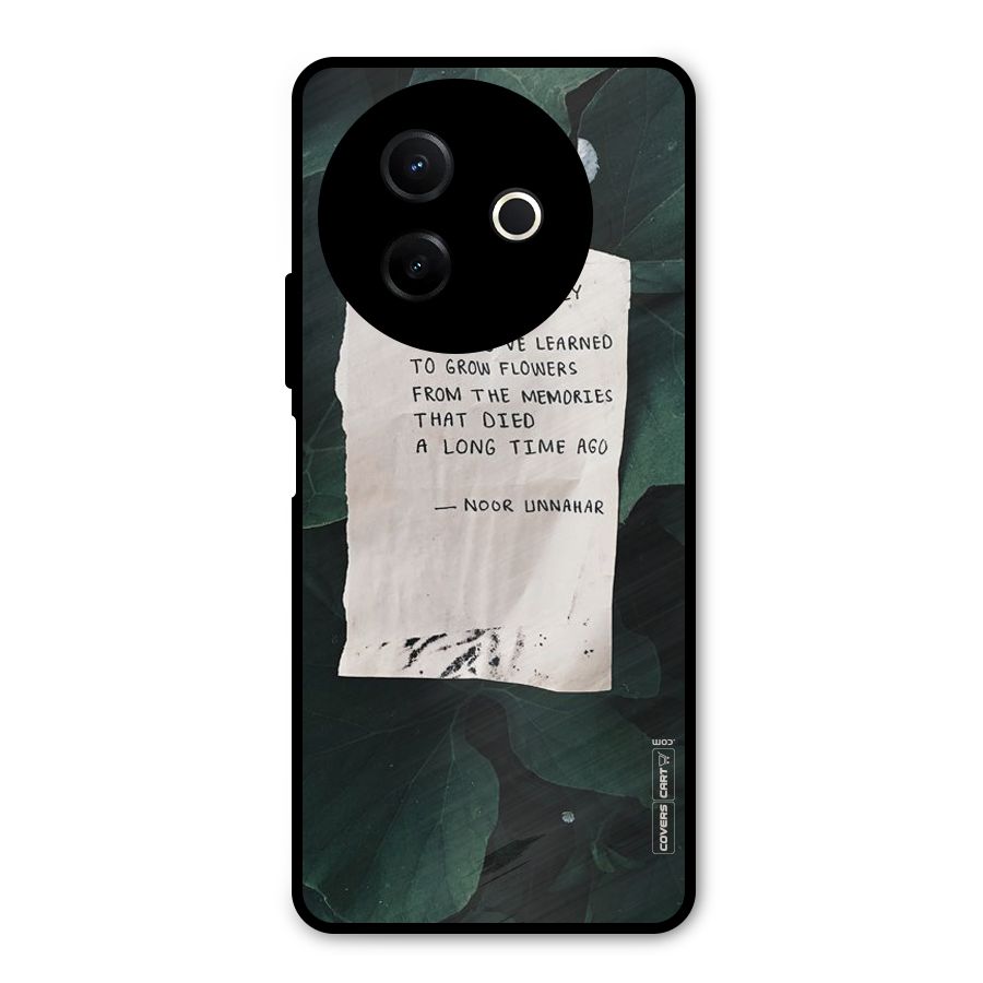 Memories Metal Back Case for Vivo Y39