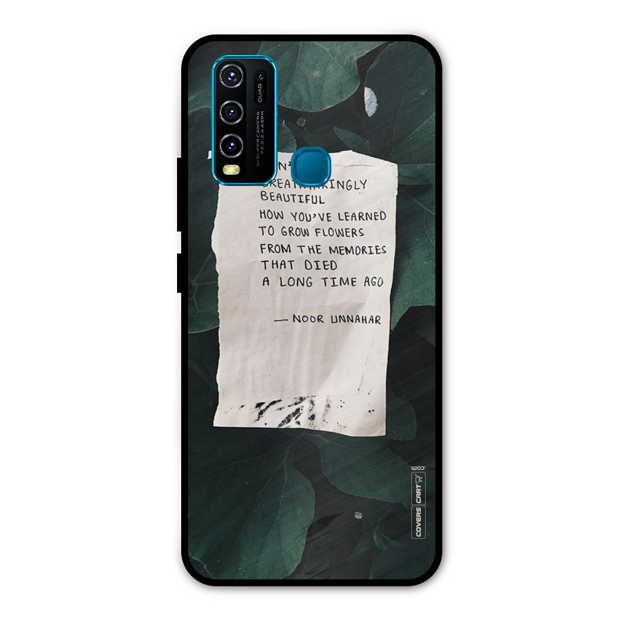 Memories Metal Back Case for Vivo Y50