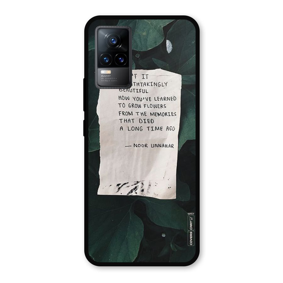 Memories Metal Back Case for Vivo Y73