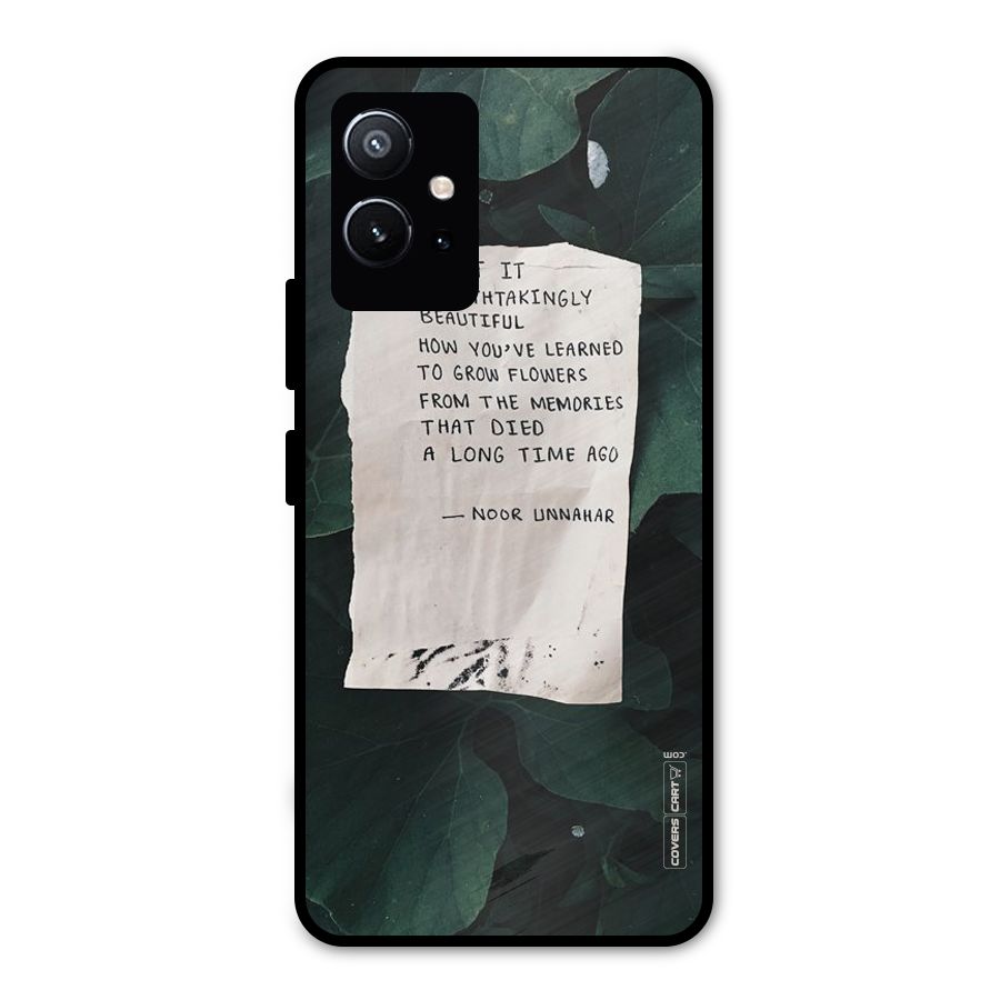 Memories Metal Back Case for Vivo Y75 5G