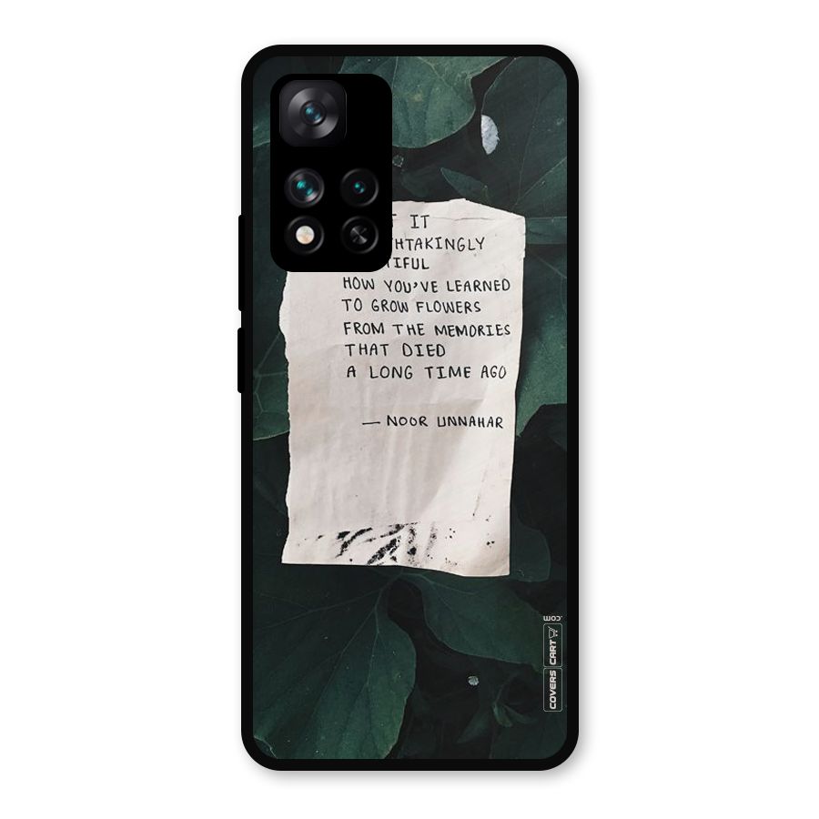 Memories Metal Back Case for Xiaomi 11i Hypercharge 5G