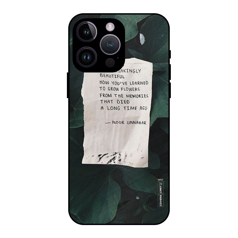 Memories Metal Back Case for iPhone 14 Pro Max
