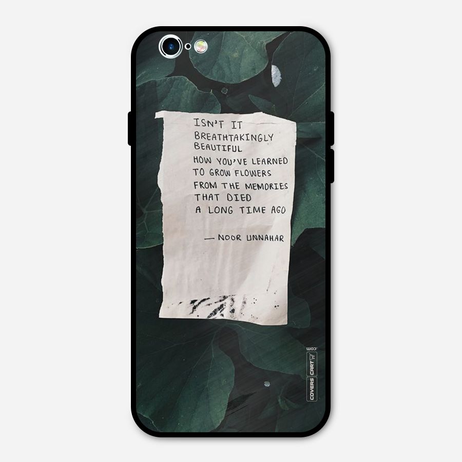 Memories Metal Back Case for iPhone 6 6s