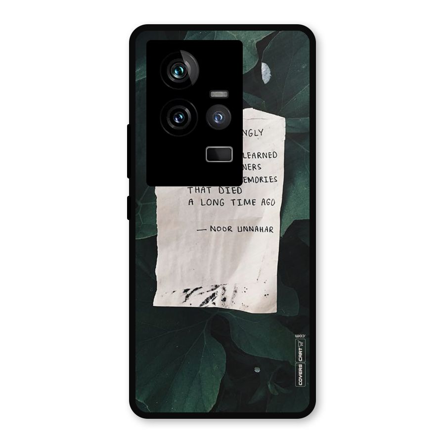 Memories Metal Back Case for iQOO 11 5G