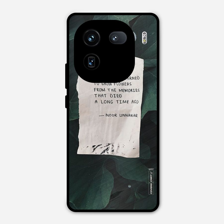 Memories Metal Back Case for iQOO 12