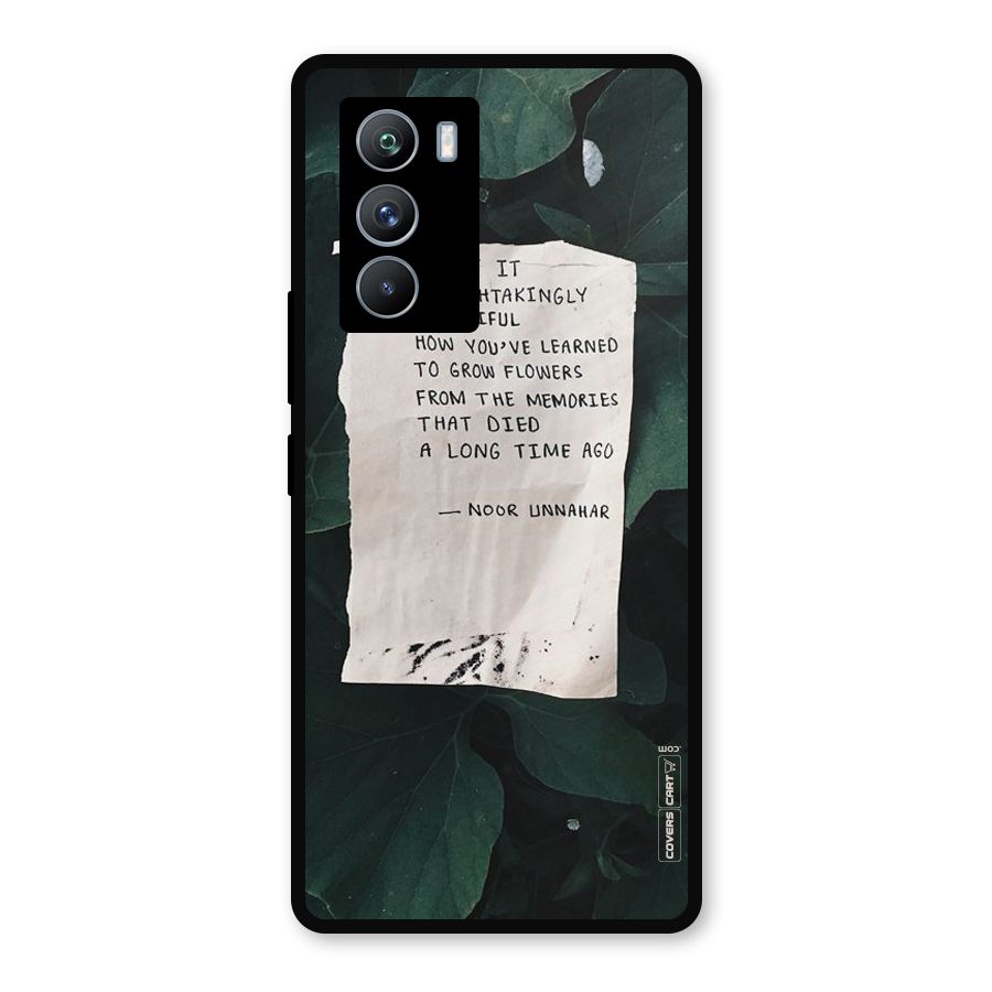 Memories Metal Back Case for iQOO 9 SE