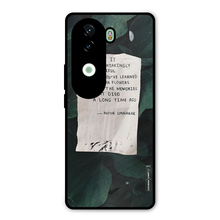 Memories Metal Back Case for iQOO Z9s