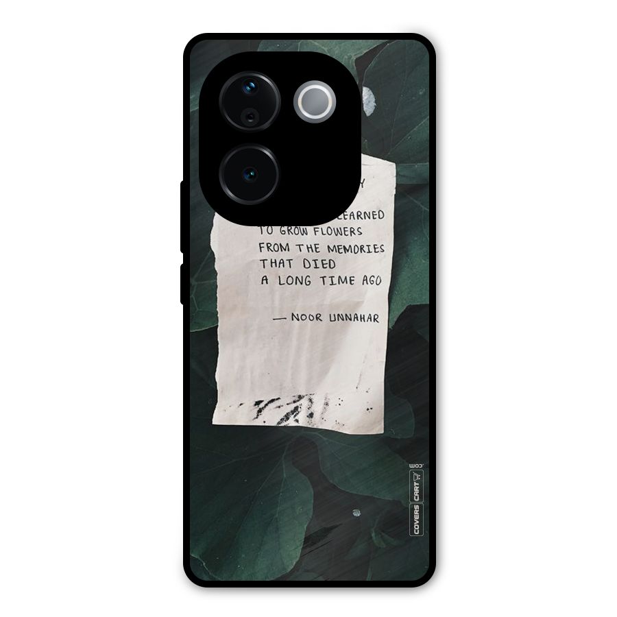 Memories Metal Back Case for iQOO Z9s Pro