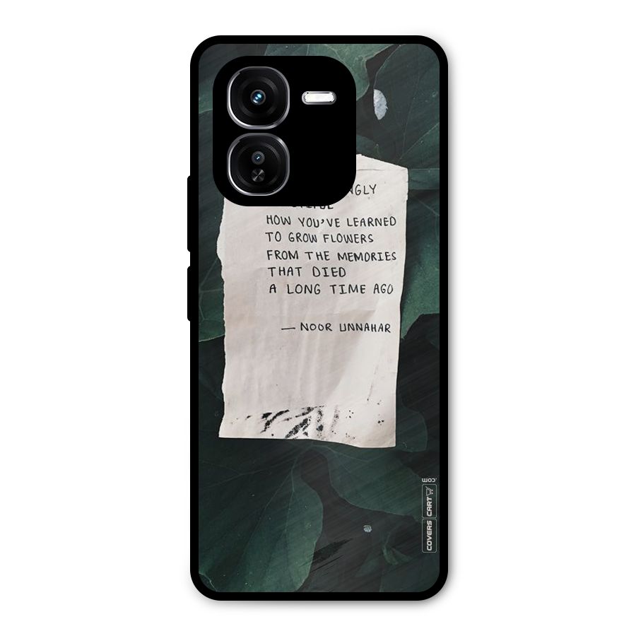 Memories Metal Back Case for iQOO Z9x