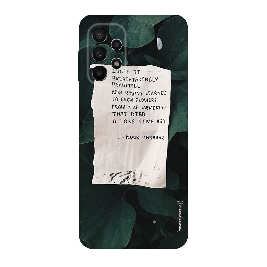 Memories Original Polycarbonate Back Case for Galaxy A23