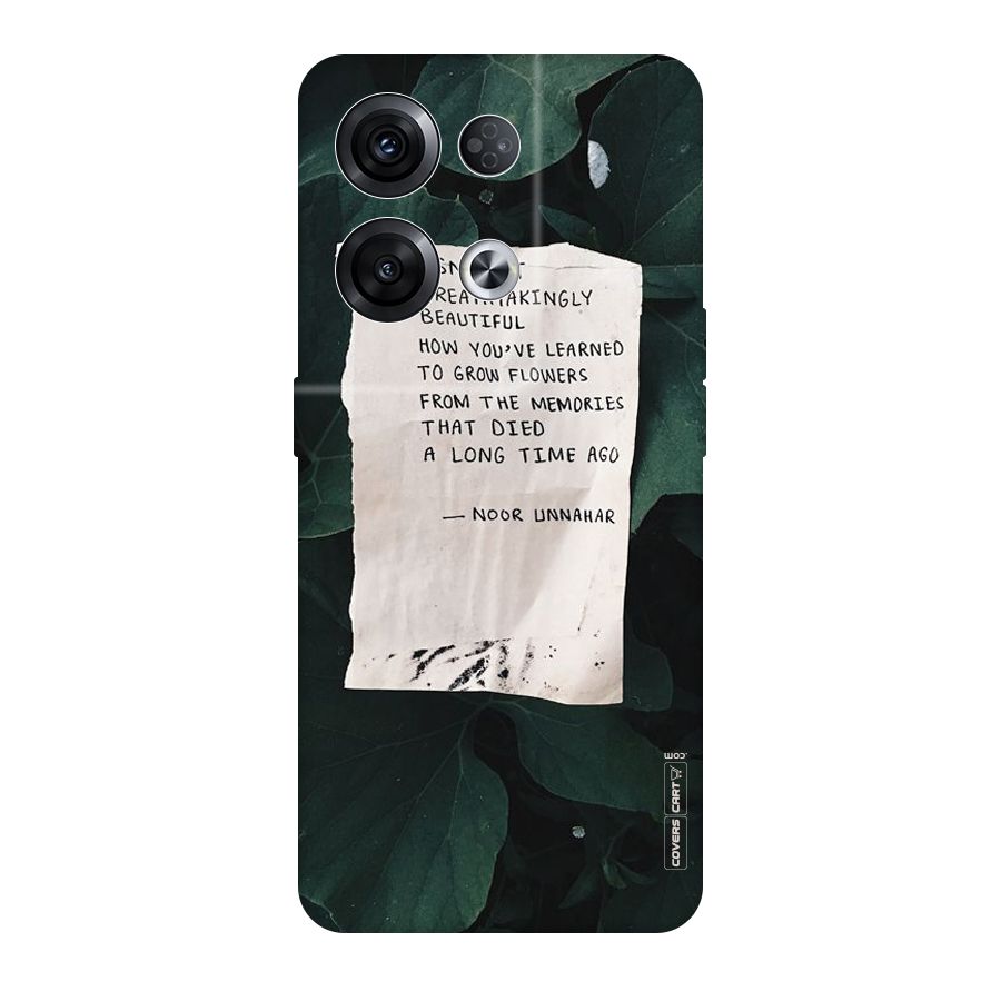 Memories Original Polycarbonate Back Case for Oppo Reno8 Pro 5G