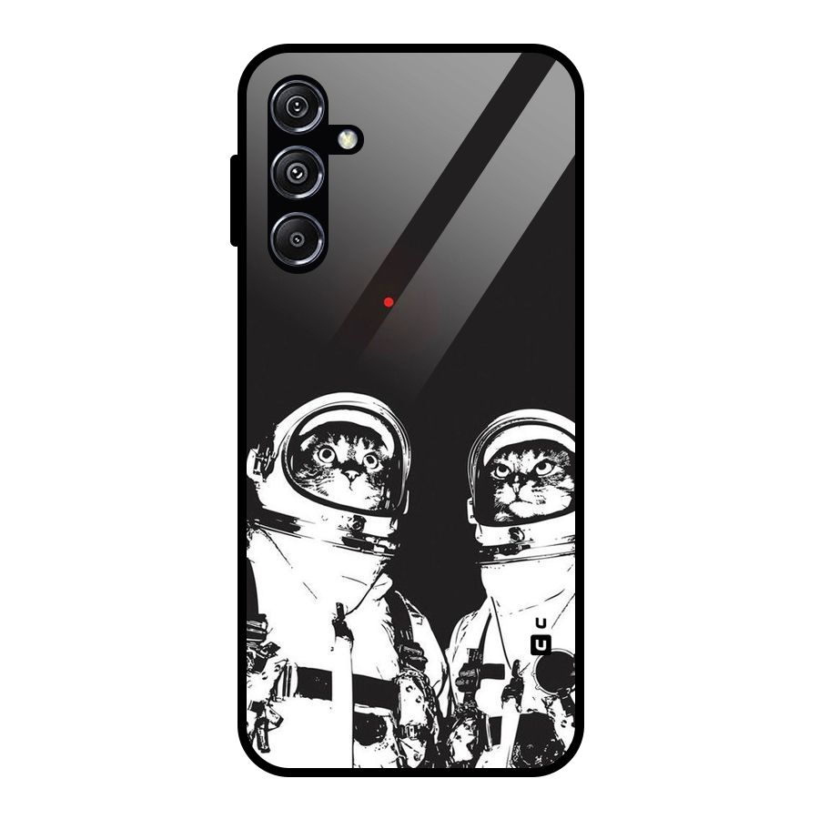 Meow Moon Glass Back Case for Galaxy M34 5G