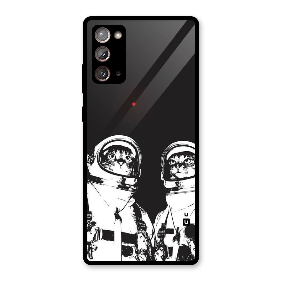 Meow Moon Glass Back Case for Galaxy Note 20