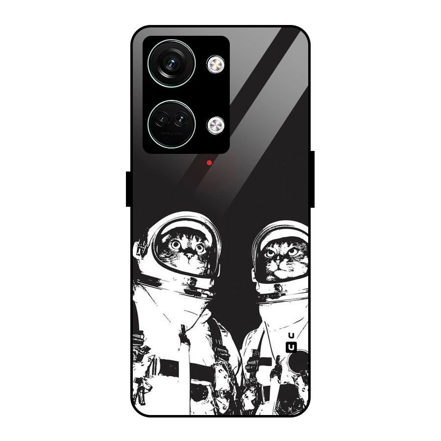 Meow Moon Glass Back Case for Oneplus Nord 3