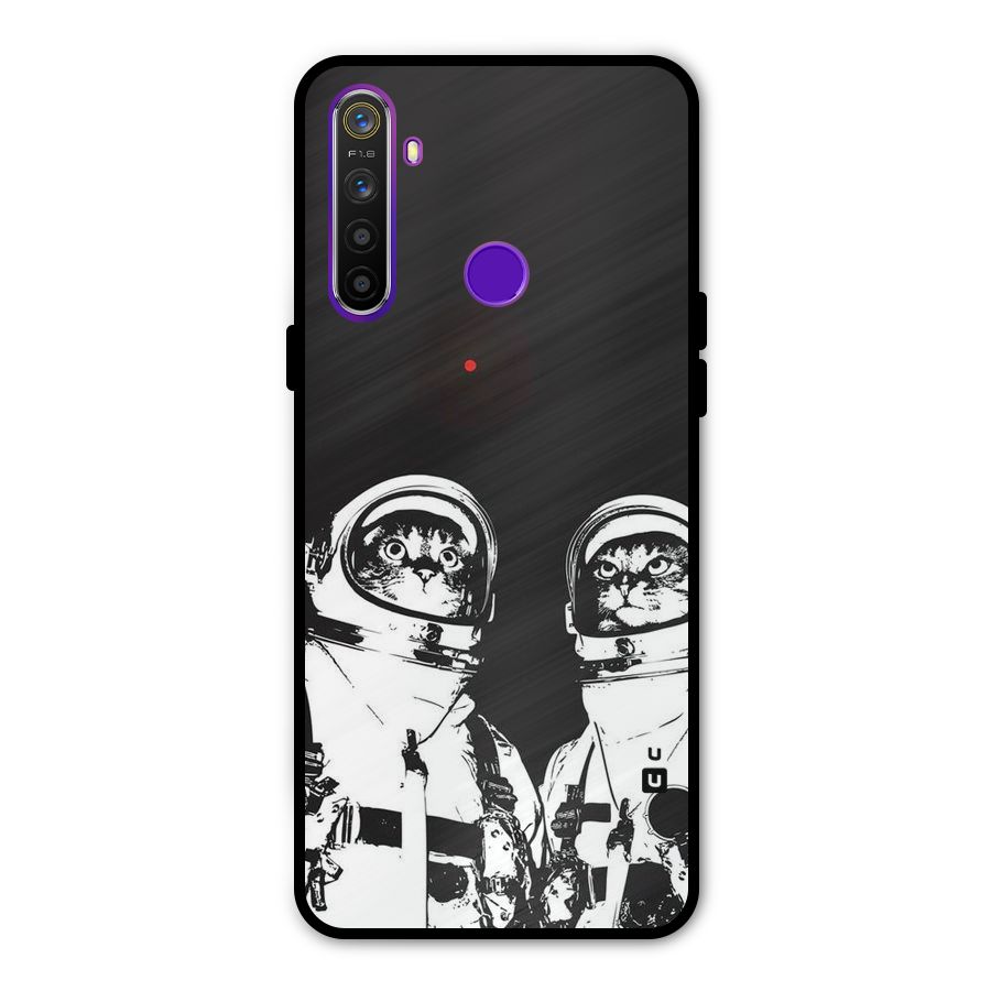 Meow Moon Glass Back Case for Realme 5s