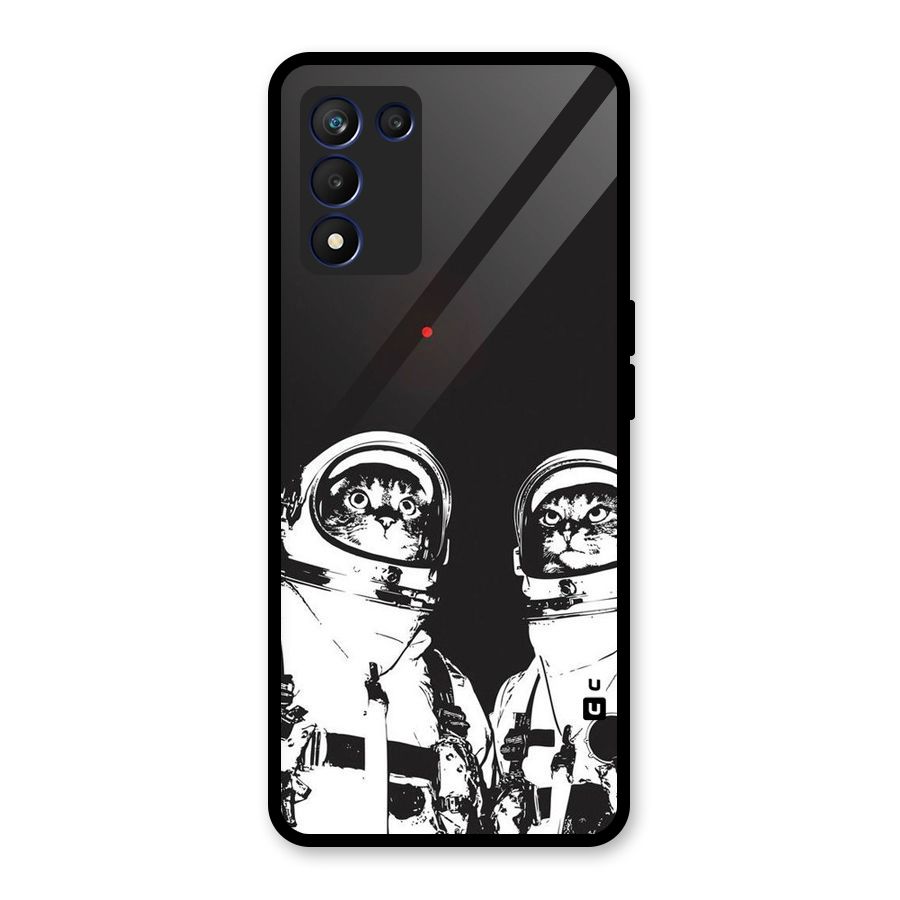 Meow Moon Glass Back Case for Realme 9 5G Speed