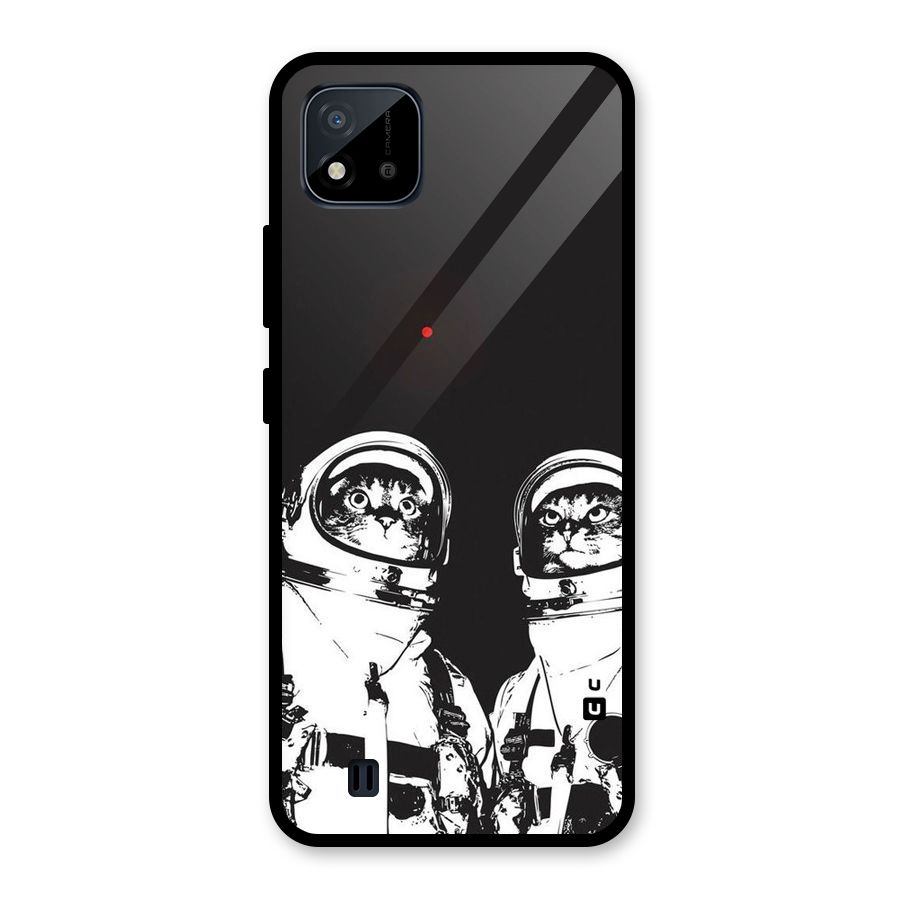 Meow Moon Glass Back Case for Realme C11 2021