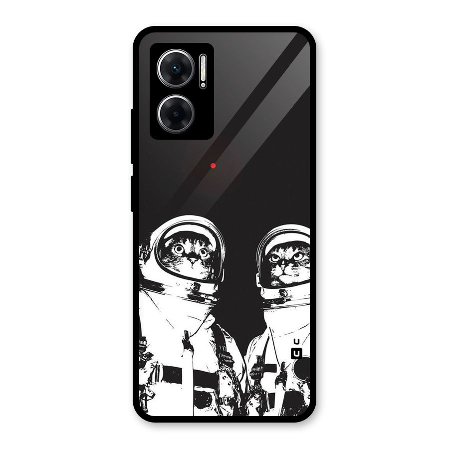 Meow Moon Glass Back Case for Redmi 11 Prime 5G