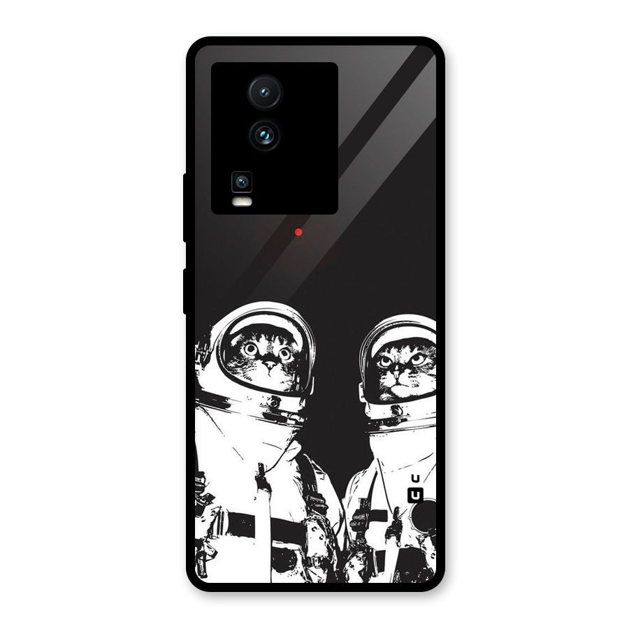 Meow Moon Glass Back Case for Vivo iQOO Neo 7