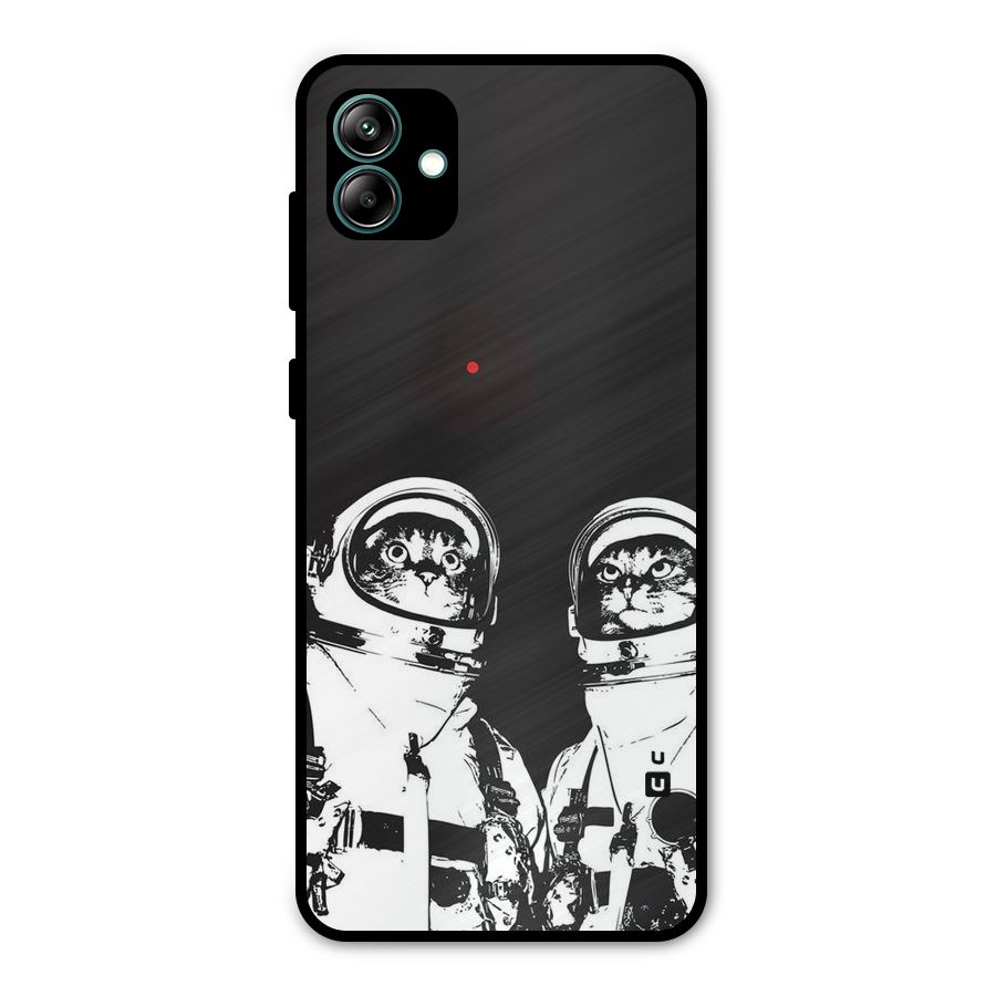 Meow Moon Metal Back Case for Galaxy A04