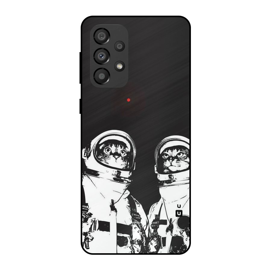 Meow Moon Metal Back Case for Galaxy A33 5G