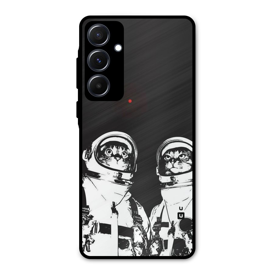 Meow Moon Metal Back Case for Galaxy A55
