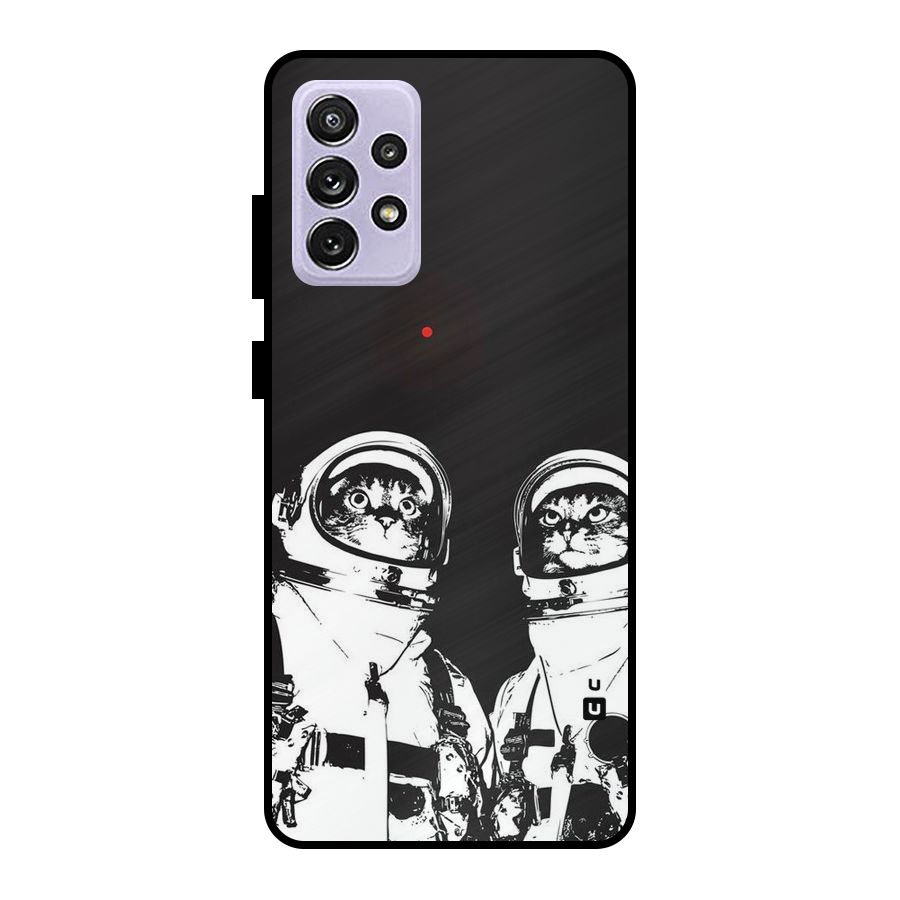 Meow Moon Metal Back Case for Galaxy A72
