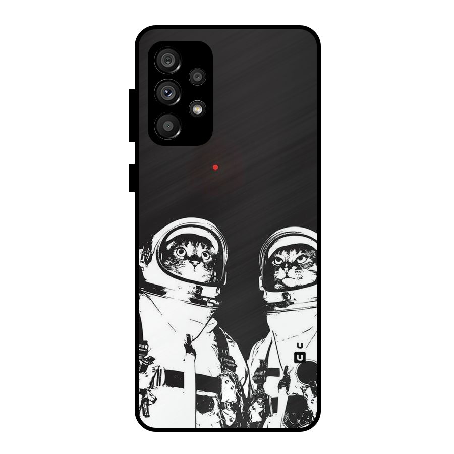 Meow Moon Metal Back Case for Galaxy A73 5G