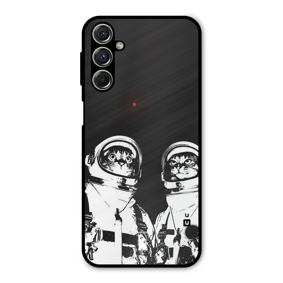 Meow Moon Metal Back Case for Galaxy F34