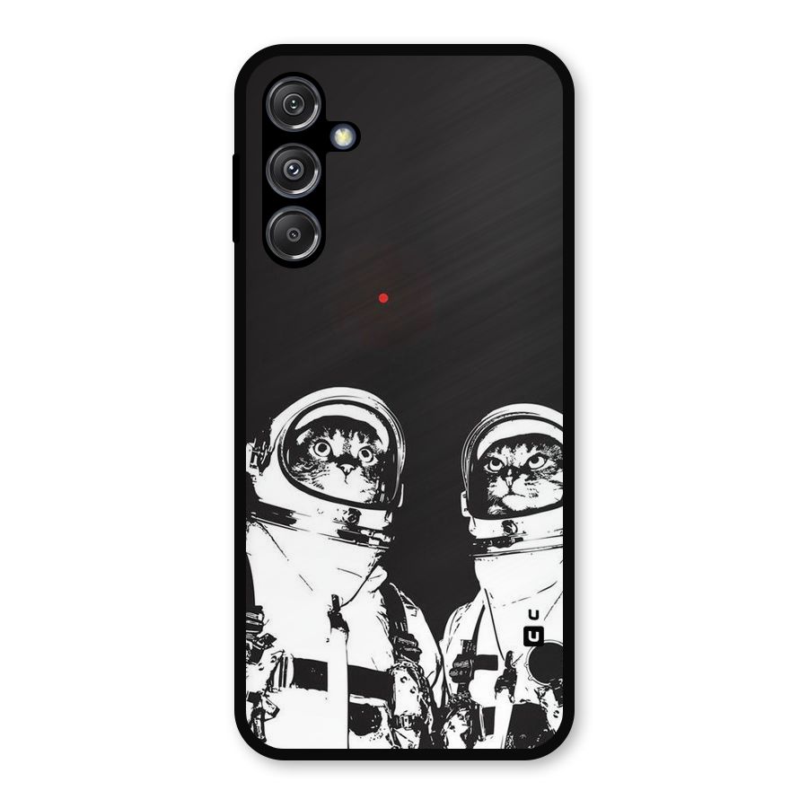 Meow Moon Metal Back Case for Galaxy M34 5G