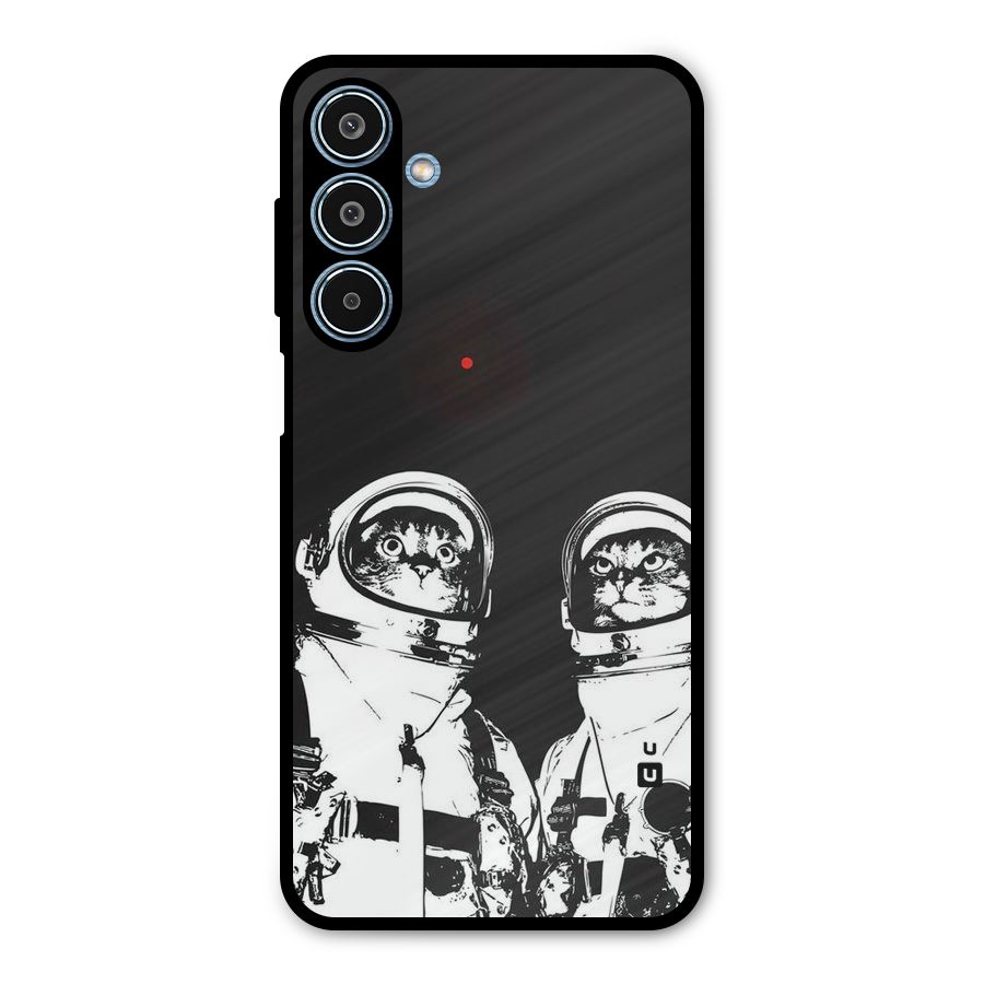 Meow Moon Metal Back Case for Galaxy M35