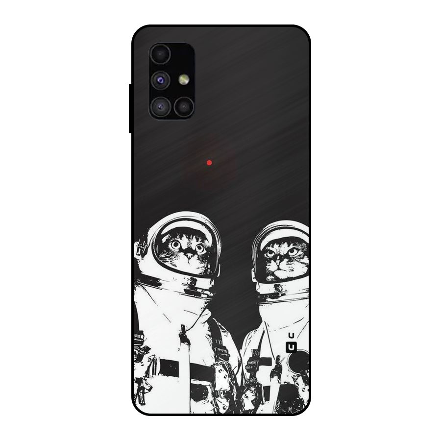 Meow Moon Metal Back Case for Galaxy M51