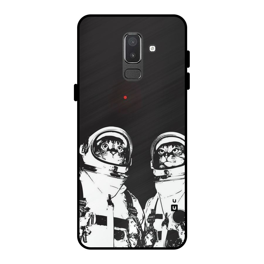 Meow Moon Metal Back Case for Galaxy On8 (2018)