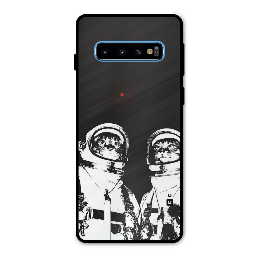Meow Moon Metal Back Case for Galaxy S10