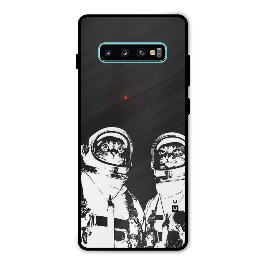 Meow Moon Metal Back Case for Galaxy S10 Plus