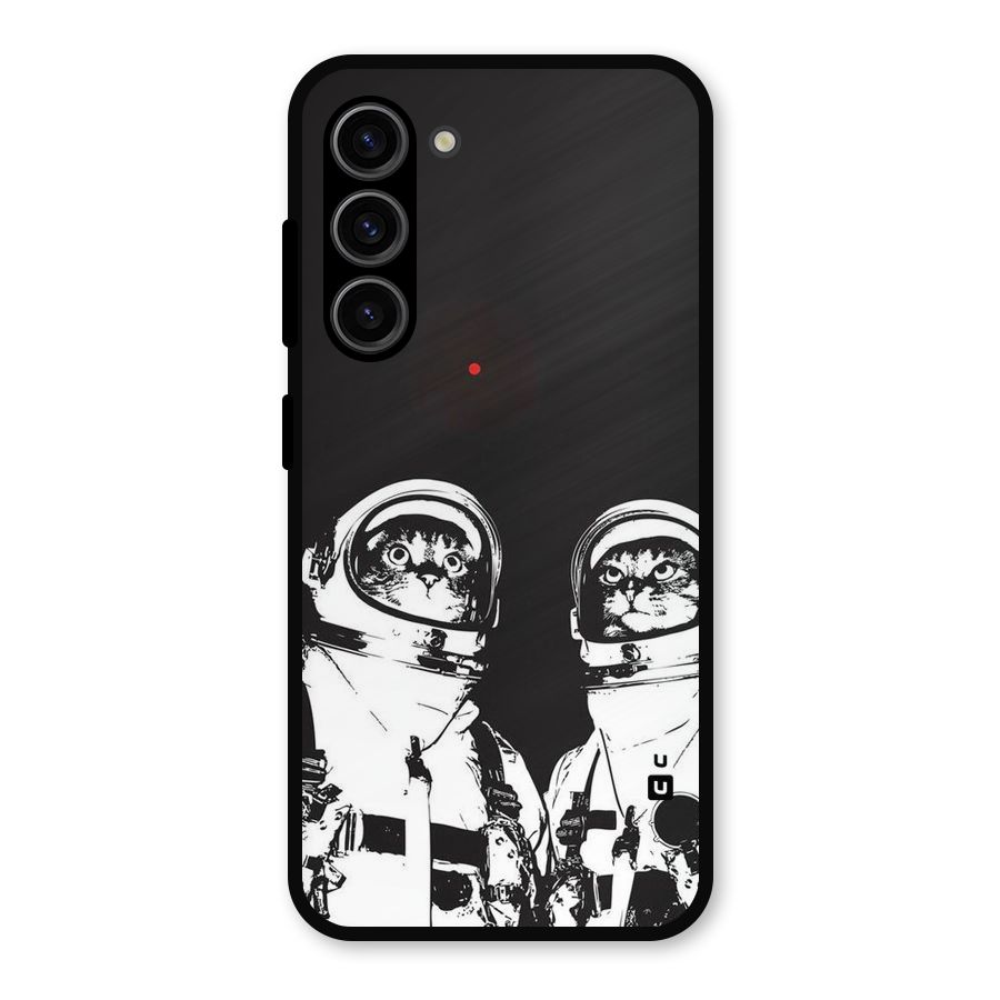 Meow Moon Metal Back Case for Galaxy S23