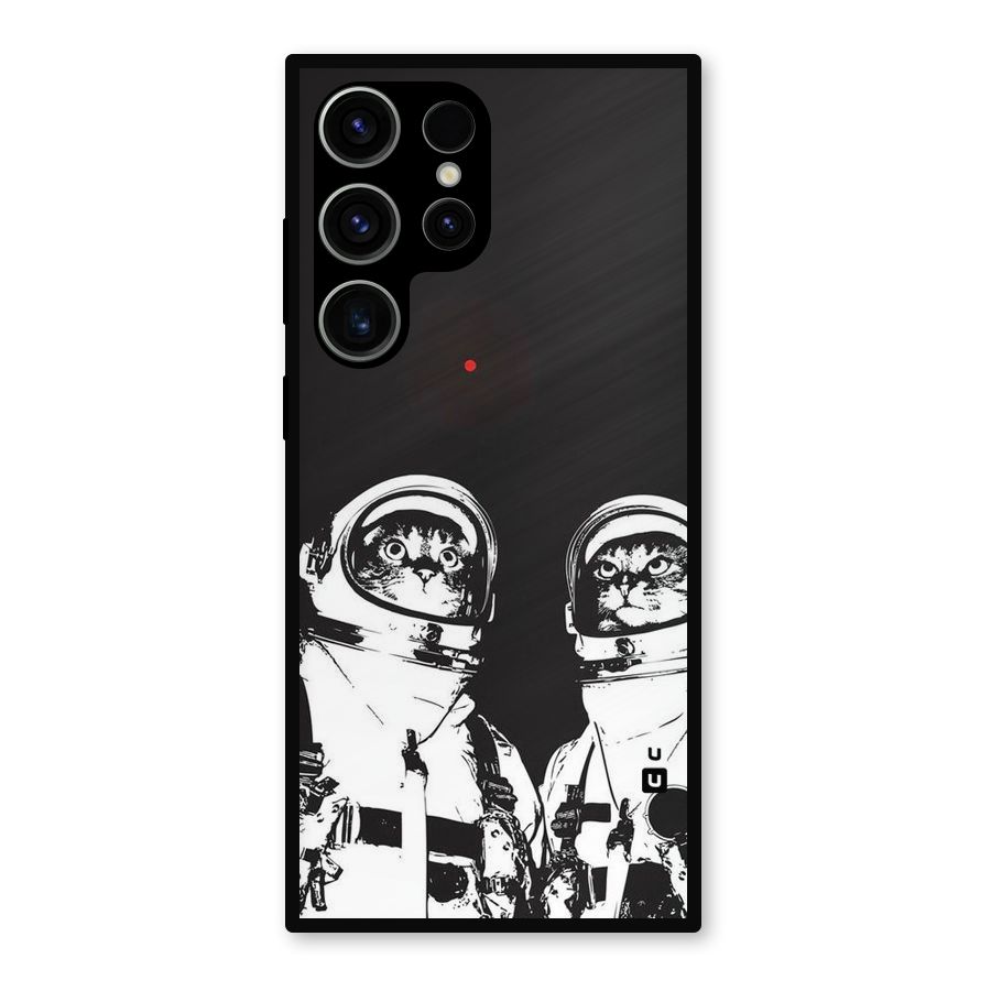 Meow Moon Metal Back Case for Galaxy S23 Ultra