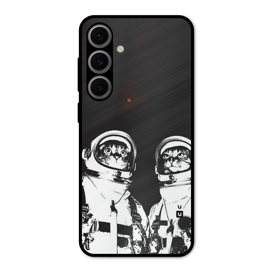 Meow Moon Metal Back Case for Galaxy S24 FE
