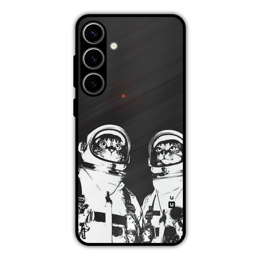 Meow Moon Metal Back Case for Galaxy S24 Plus