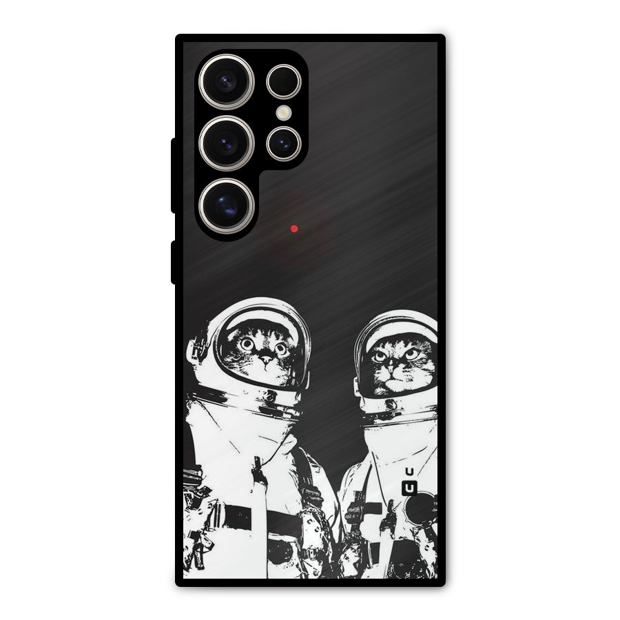 Meow Moon Metal Back Case for Galaxy S24 Ultra