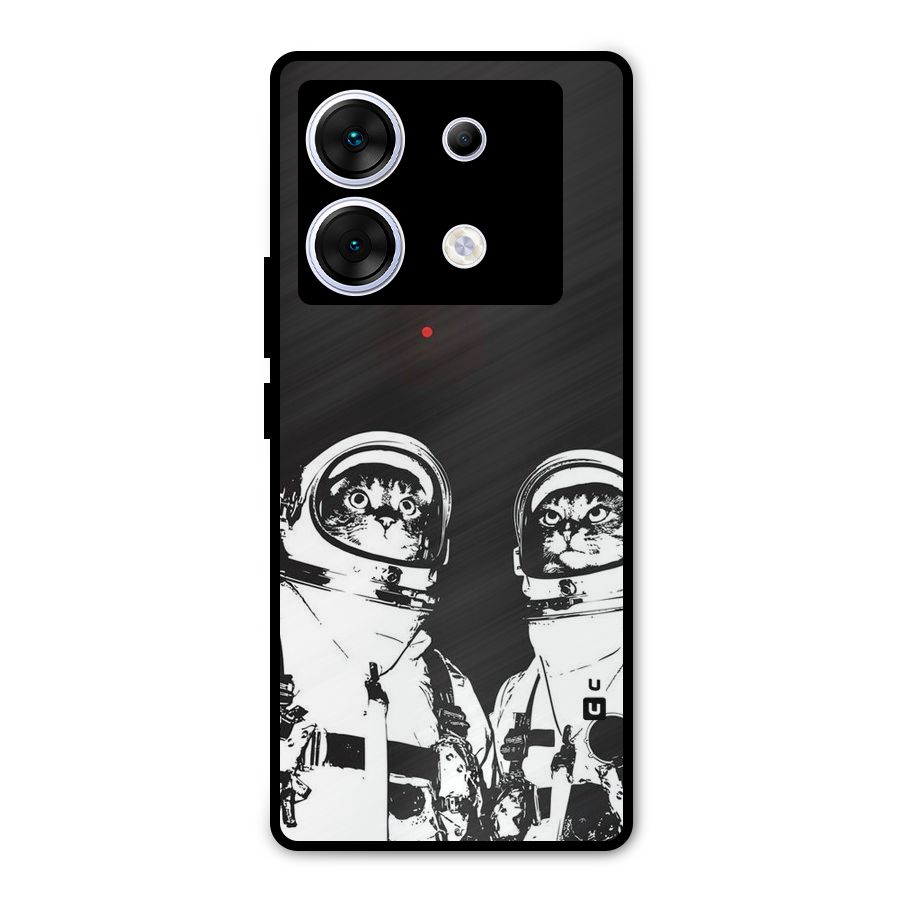 Meow Moon Metal Back Case for Infinix Zero 30 5G