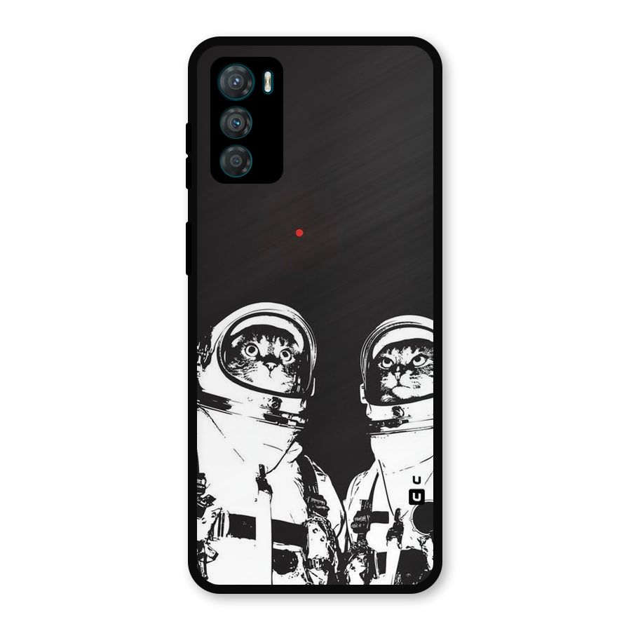 Meow Moon Metal Back Case for Moto G42