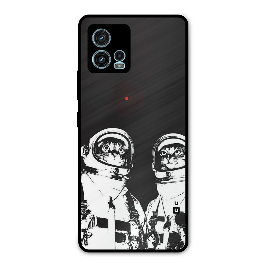 Meow Moon Metal Back Case for Moto G72