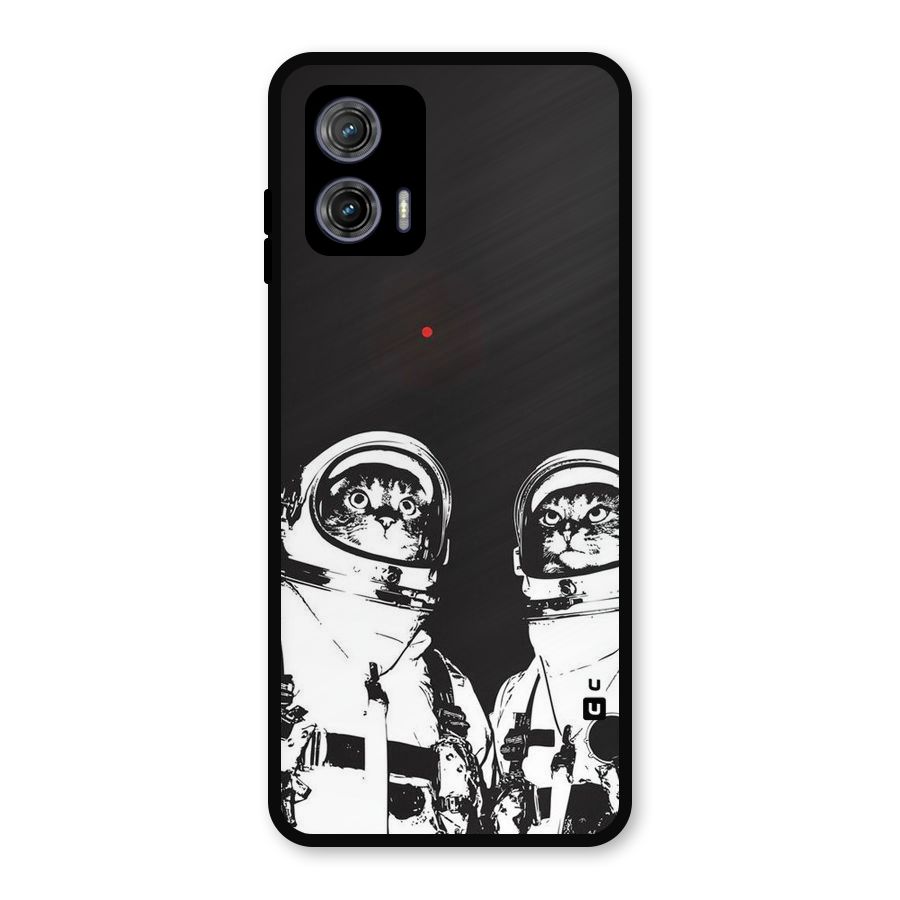 Meow Moon Metal Back Case for Moto G73